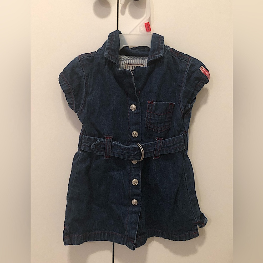 ✅3/15$ 12M baby Denim Jacket dress/rumper